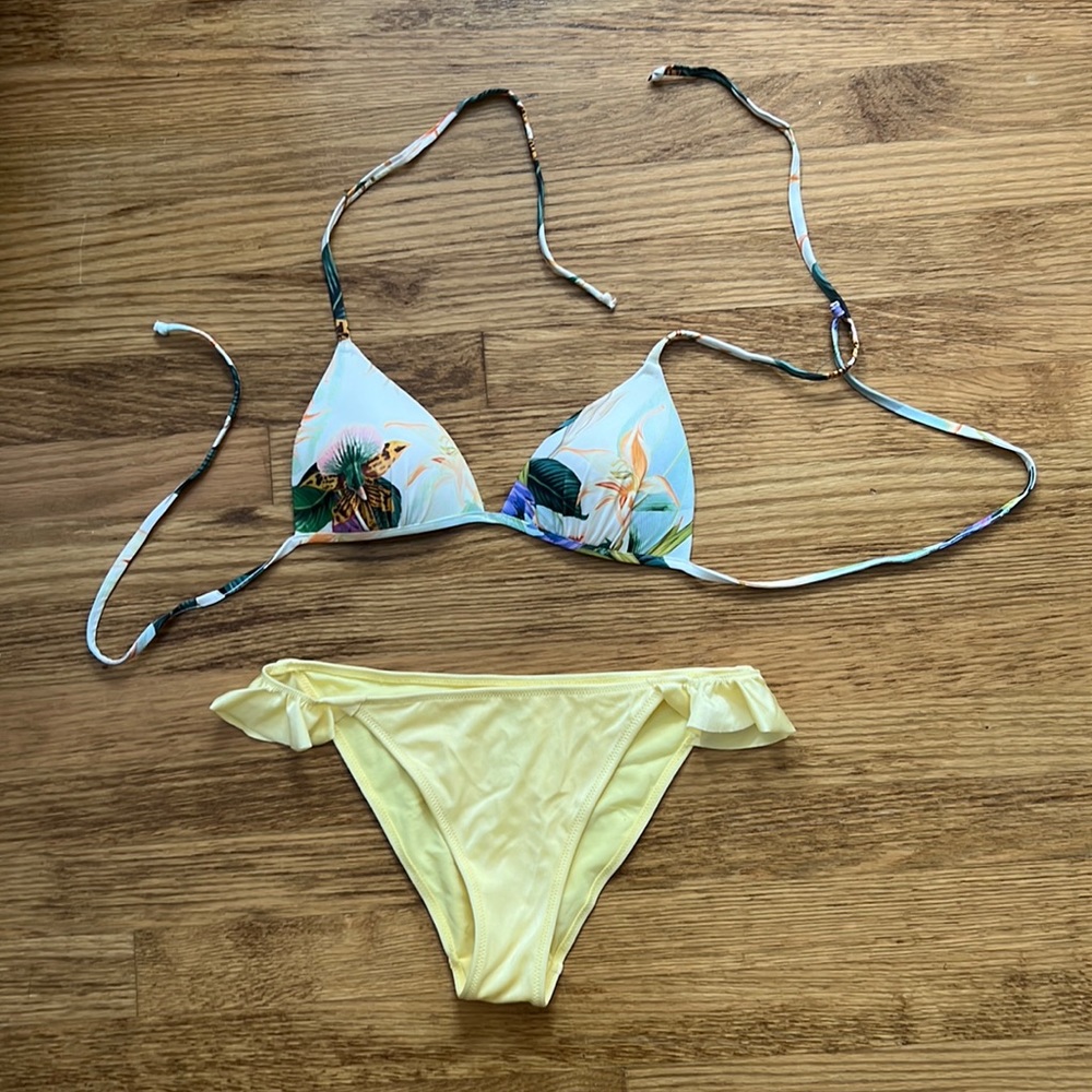 H&M mix and match bikini yellow